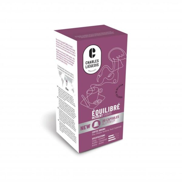 Capsules Équilibré Charles Liégeois 20 Caps