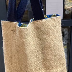 Mini sac en toile de jute