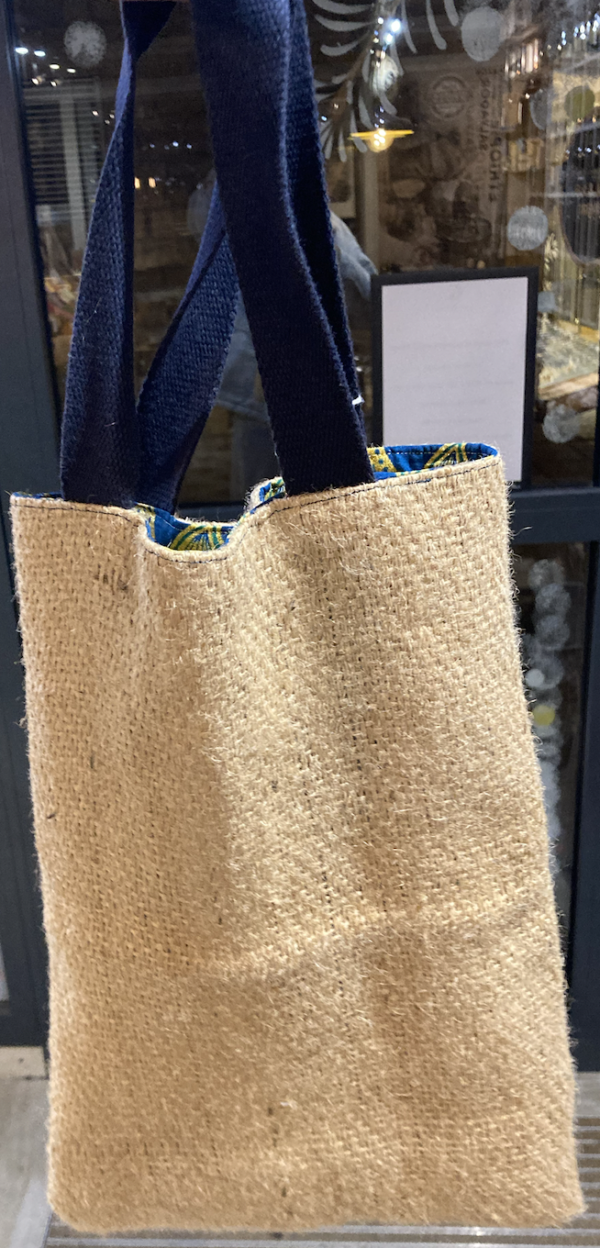 Mini sac en toile de jute