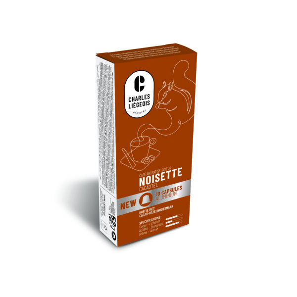 Capsules Noisette Charles Liégeois 10 caps